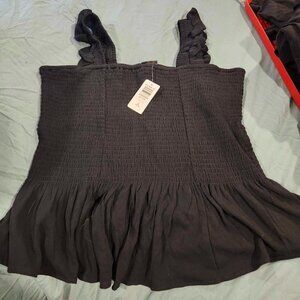 GORGEOUS Black Torrid Size 2 Tanktop BNWT